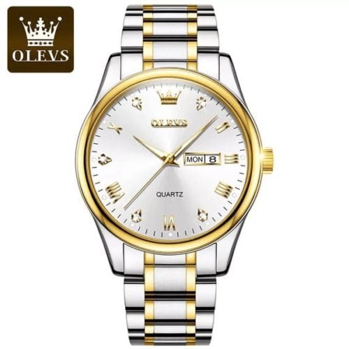 Olevs Day Date Display Watch