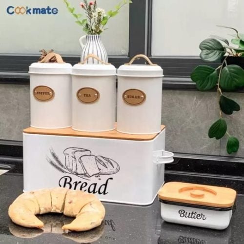 4pcs Bread Bin Set