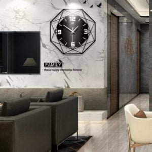 Luxury Wall Clock Black
