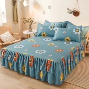 Bed Covers With 2pillow Cases Green