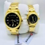 Swistrack Couple Watch Gold