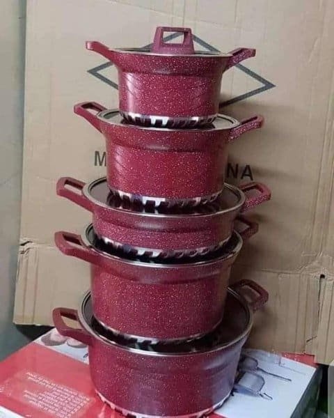 bosch 10pcs granite cookware set