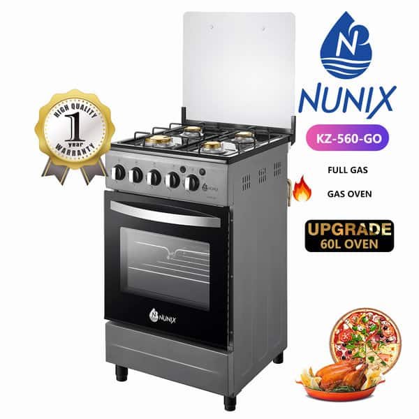 Nunix 4 Gas Standing Cooker