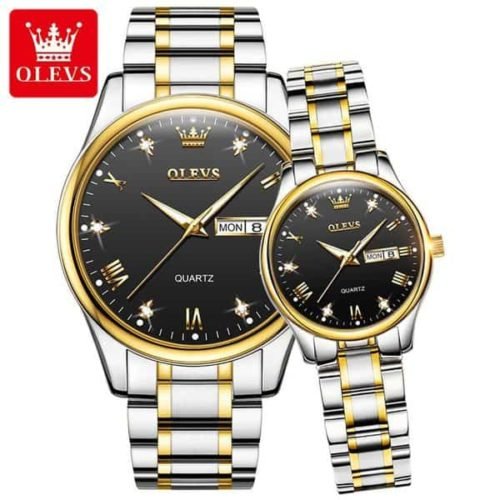 Olevs 5563 Couple Watches