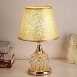 Electric Golden Crystal Light LED Table Lamp