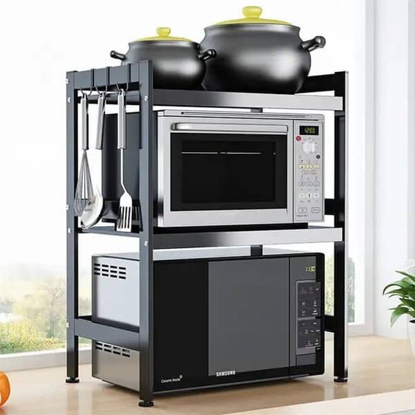 Microwave Stand Organizer