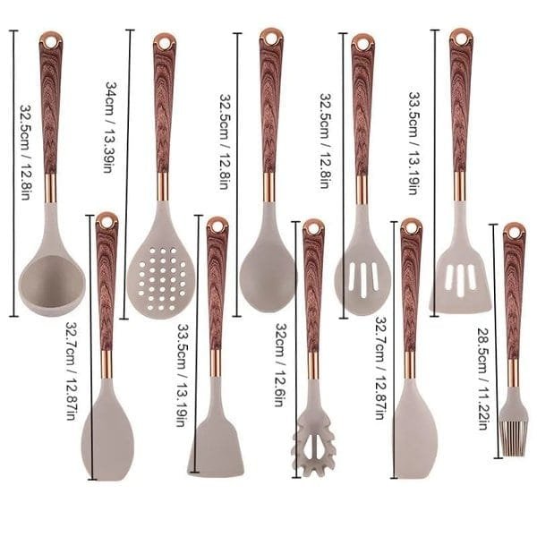 Unique Silicone spoon set
