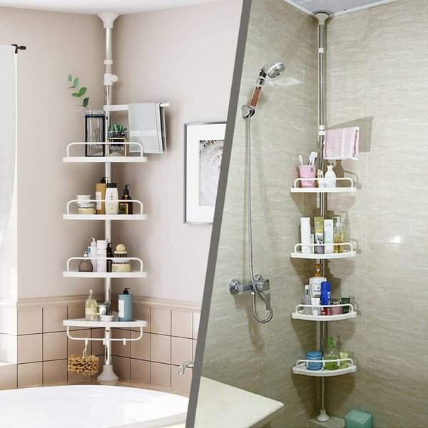 Bathroom Telescopic Multi Corner Shelf