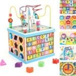 Wooden Activity Cube