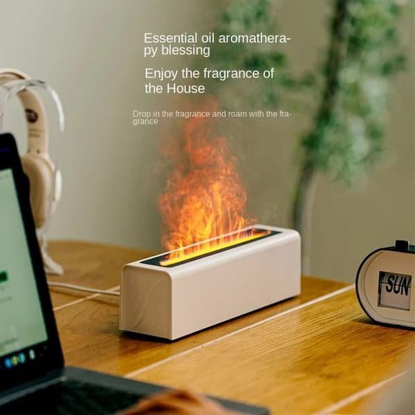 Simulation Flame Aromatherapy Fire Place Air Humidifier