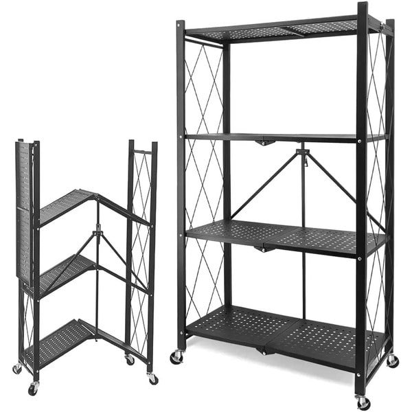 4 Tier Foldable Kitchen Rack