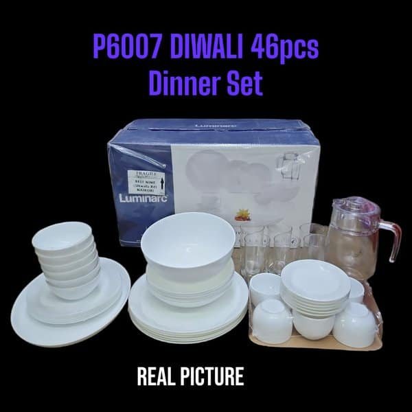 P6007 46pcs Diwali Dinner Set