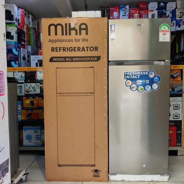 Mika 211ltr Double Door Refrigerator