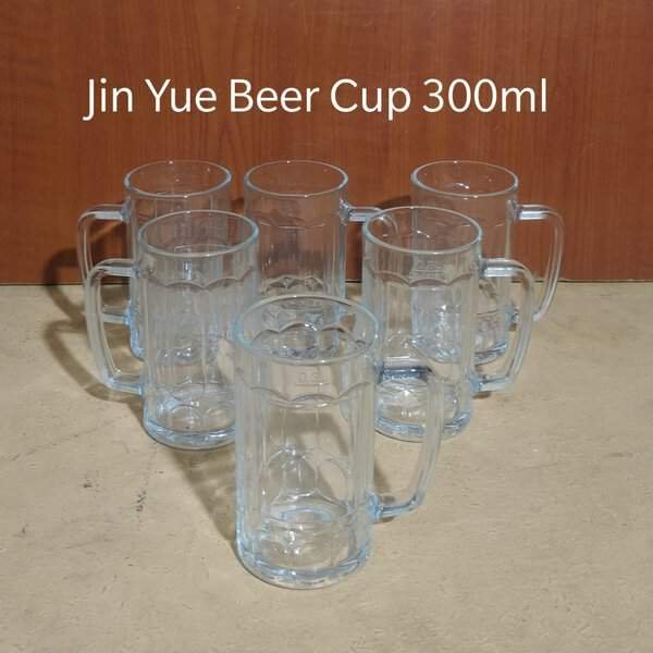 JYK0021 Jin Yue Glass Beer Mug 300ml