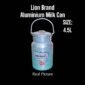 364692 Lion Brand Aluminium Milk Can without Lock 4.5L