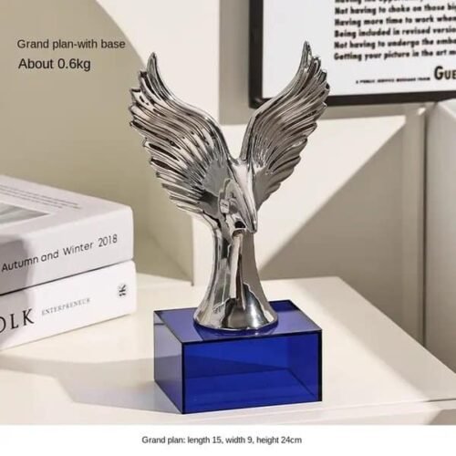 Creative Home Decor Eagle Wing Abstract Sculpture Decoration