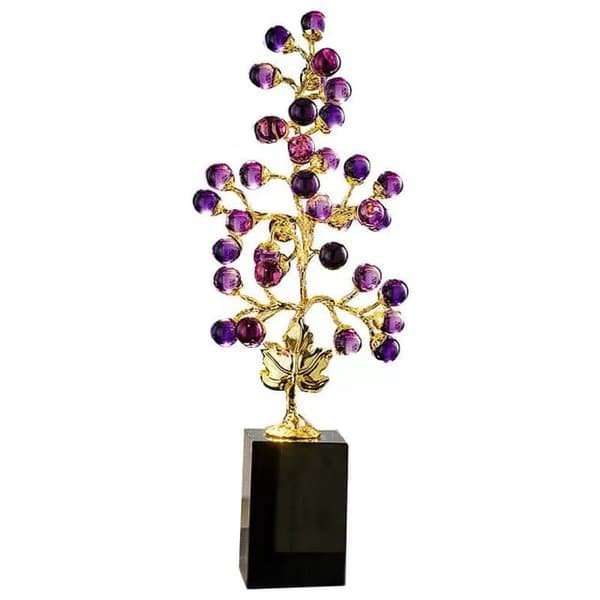 Crystal Tree Handicraft Ornament Grape Vine