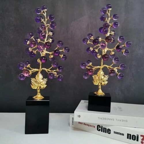 Crystal Tree Handicraft Ornament Grape Vine