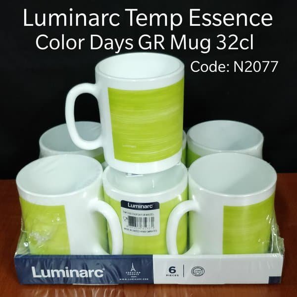 N2077 Luminarc Temp Essence Color Day Green Mug