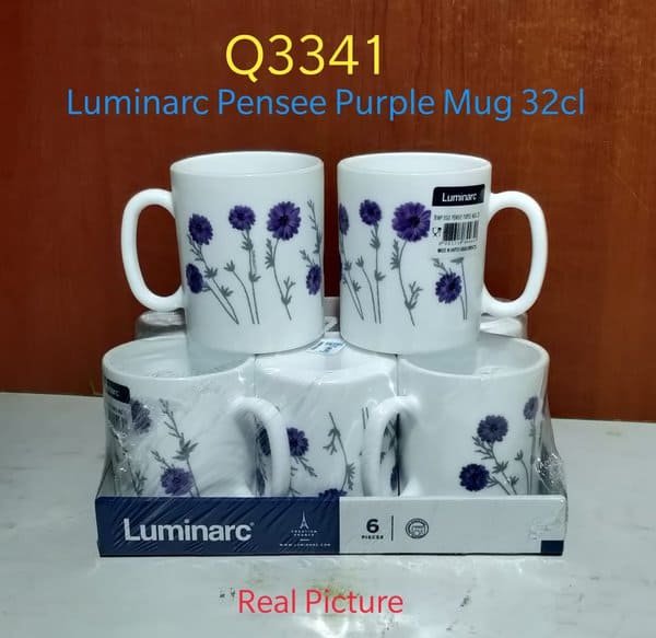 Q3341 Luminarc Pensee Purple Mug 32cl