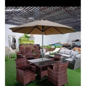 4-Seater Outdoor Set With Umbrella