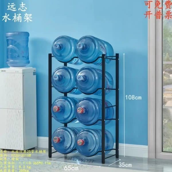8 Water Bottle Holder Rack