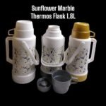 Sunflower Marble Thermos Flask 1.8L