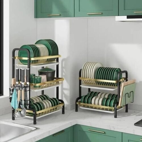 Layer Golden Black Dishrack