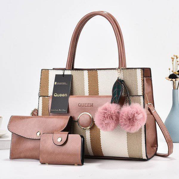 3pcs Stylish Simplicity Shoulder Handbag