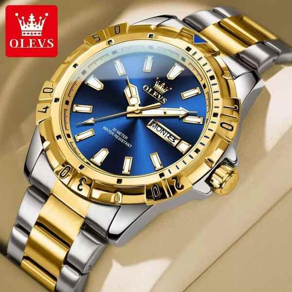 OLEVS 5560 Gents Stainless Steel Watch