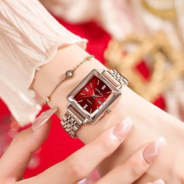 CRRJU 5012 Stainless Steel Water Resistant Ladies Watch