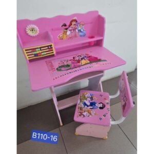 Wooden Kids Study Table with Chair