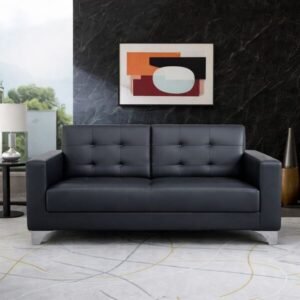 2 Seater Office Leather Sofa
