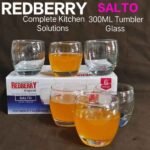 Redberry Salto Glass Tumbler 300ml