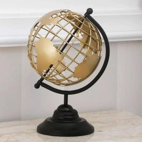 World Map Armando Gold