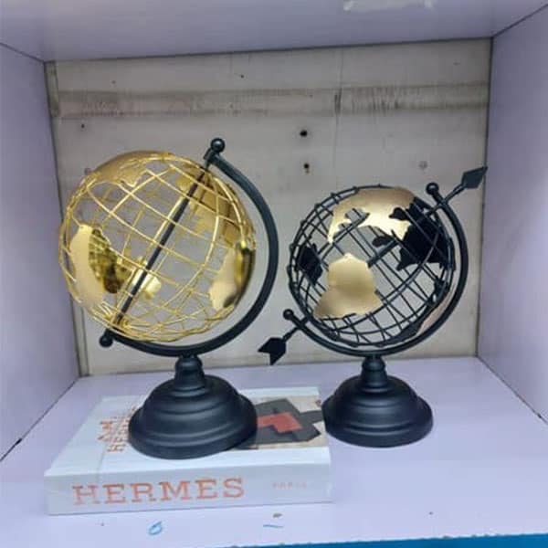 World Map Armando Globe Black