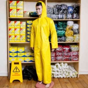 Yellow Hooded Protective Spray Suit Kenya