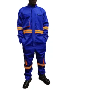 Royal Blue Reflective Cargo Overall Kenya