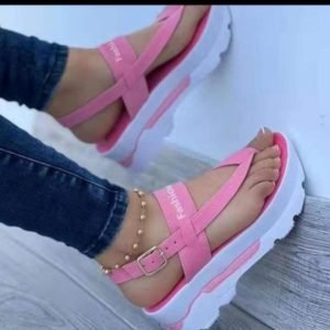 Fashion Open Shoes Pink
