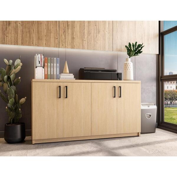 Lockable 4-Door Home Office Storage Credenza Kenya