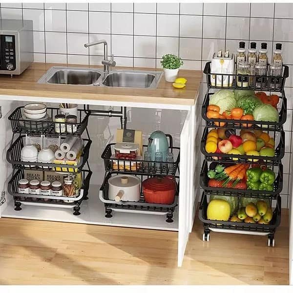 kitchen storage rack