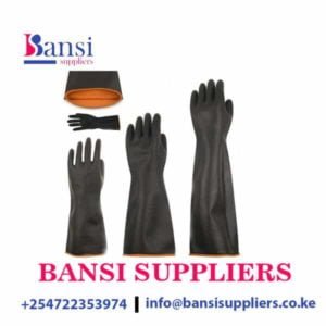 Heavy Duty Chemical Resistant 22 Inch Rubber Gloves