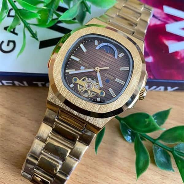 Patek Philippe Automatic Watch Gold 3