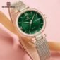 Naviforce NF 5019 Ladies Watch Rose Gold Green