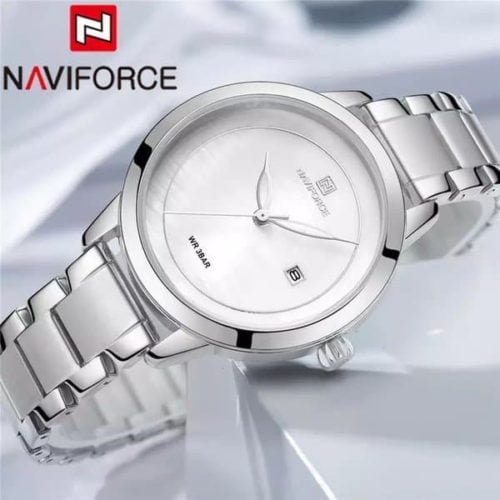 Naviforce NF5008 Silver Ladies Watch