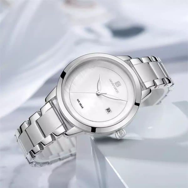 Naviforce NF5008 Silver Ladies Watch