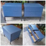 Bedside Drawer Blue