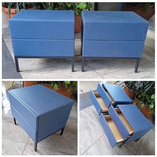Bedside Drawer Blue