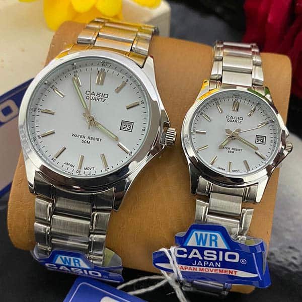 Casio couple Silver