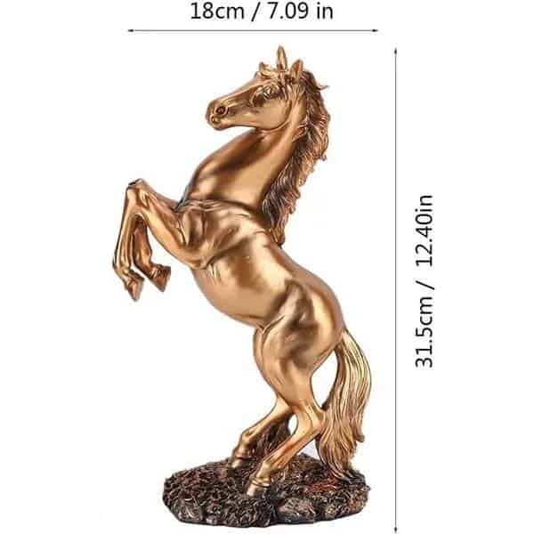 Decorative Horse Statue Rose Gold